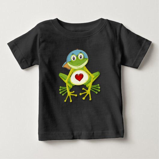 Whimsical Boy Frog T-Shirt (Voorkant)
