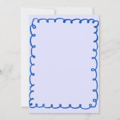 Whimsical Brewing Coffee Hand Drawn Baby shower Kaart (Achterkant)