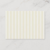 Whimsical Brown Bow Striped Books for Baby Informatiekaartje (Achterkant)