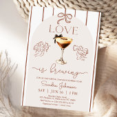 Whimsical Brown Love is het brouwen van Vrijgezell Kaart