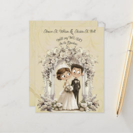 Whimsical Bruid Bruidegom Wedding Arch