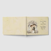 Whimsical Bruid Bruidegom Wedding Arch Gastenboek (Volledig)