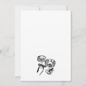 Whimsical Brunch & Bubbly Vrijgezellenfeest Kaart (Achterkant)