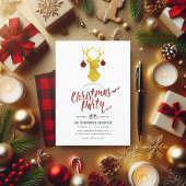 Whimsical Buffalo Plaid Rustieke Kerstfeest Kaart