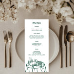 Whimsical Buffet Table Doodle Sketch Modern CUSTOM Menu<br><div class="desc">Gebruik deze lieve grillige menukaarten voor uw bruiloft, verlovingsfeest, vrijgezellenfeest of ander evenement. Hand getekend door mij voor jou. Volledig bewerkbaar, voeg uw eigen tekst of achtergrondkleur toe. Klik op "personaliseren" om de tekst te bewerken en op "ontwerp bewerken" om lettertypen, kleuren te wijzigen en tekst toe te voegen. Verander...</div>