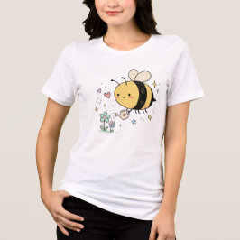  Whimsical Bumblebee Nature Lover  Tri-Blend Shirt