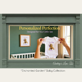 Whimsical Bumblebee & Wildflowers "Bee Happy" Romper