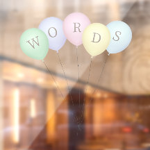 Whimsical Bunch van 5 pastballonnen aangepaste tek