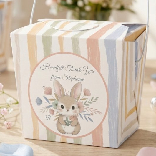 Whimsical Bunny Baby Shower Bedankdoosjes