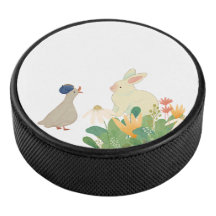 Whimsical Bunny & Bird in Bloom – Schattigee voorj