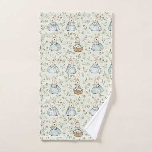Whimsical Bunny Bliss Pasen Bad Handdoek (Handdoek)