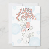 Whimsical Bunny Easter Kaart | Schattigee voorjaar (Voorkant)