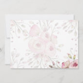 Whimsical Bunny Rabbit Baby Shower Uitnodigingen (Achterkant)