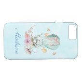 Whimsical Bunny Riding in een luchtballon Case-Mate iPhone Case (Achterkant (Horizontaal))