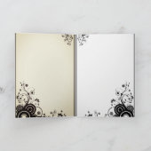 Whimsical Burtonesque Kerstman Kaart Origineel Ont (Binnen)