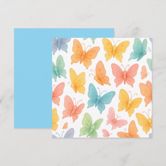 "Whimsical Butterflies" Aankondiging (Voorkant / Achterkant)