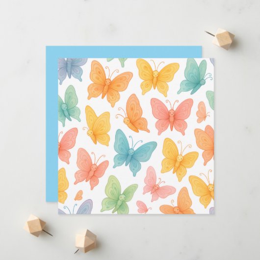 "Whimsical Butterflies" Aankondiging (Voorkant / Achterkant in situ)