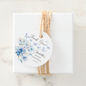 Whimsical Butterflies Baby shower Bedankjes Labels (In situ)