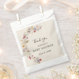 Whimsical Butterflies Baby shower Bedankzakje