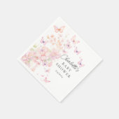 Whimsical Butterflies Baby shower Servet (Hoek)