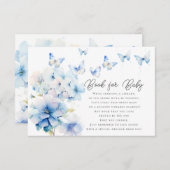 Whimsical Butterflies Boek voor Baby Behuizing Kaa Informatiekaartje (Voorkant / Achterkant)