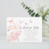 Whimsical Butterflies Boek voor Baby Behuizing Kaa Informatiekaartje (Staand voorkant)