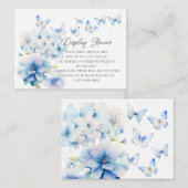 Whimsical Butterflies Display Douche Informatiekaartje (Voorkant / Achterkant)