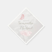 Whimsical Butterflies en kant partij servetten (Hoek)