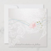 Whimsical Butterflies en Lace Save the Date (Achterkant)