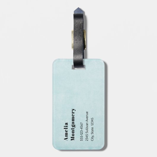 Whimsical Butterflies in a Jar Bagagelabel (Achterkant verticaal)