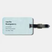 Whimsical Butterflies in a Jar Bagagelabel (Achterkant horizontaal)