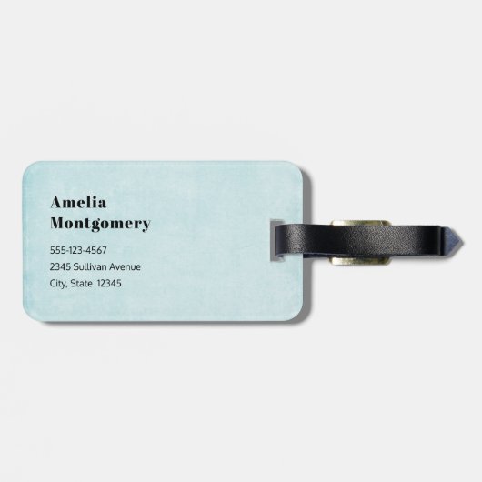 Whimsical Butterflies in a Jar Bagagelabel (Achterkant horizontaal)