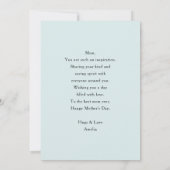 Whimsical Butterflies in a Jar Mother's Day Feestdagenkaart (Achterkant)