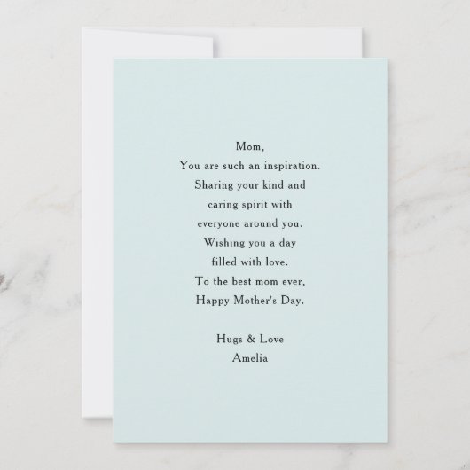 Whimsical Butterflies in a Jar Mother's Day Feestdagenkaart (Achterkant)