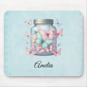 Whimsical Butterflies in a Jar Muismat (Voorkant)