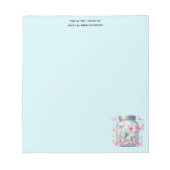 Whimsical Butterflies in a Jar Notitieblok (Voorkant)