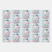 Whimsical Butterflies in a Jar Pattern Inpakpapier Vel (Voorkant 2)