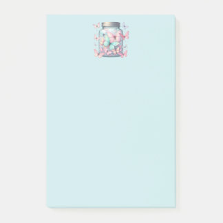 Whimsical Butterflies in a Jar Post-it® Notes