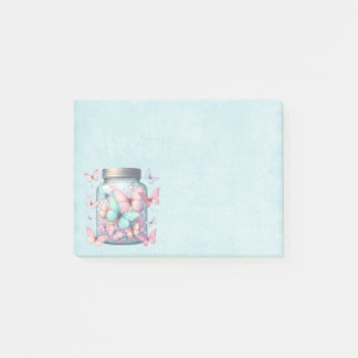 Whimsical Butterflies in a Jar Post-it® Notes