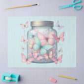 Whimsical Butterflies in a Jar Tissuepapier (Craft)