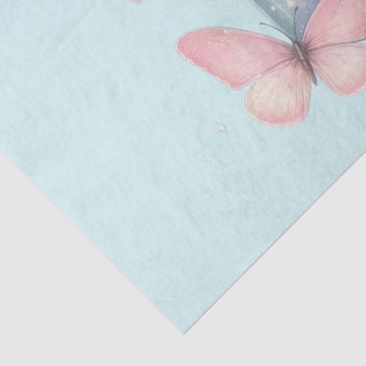 Whimsical Butterflies in a Jar Tissuepapier (Detail)