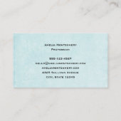 Whimsical Butterflies in a Jar Visitekaartje (Achterkant)