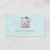 Whimsical Butterflies in a Jar Visitekaartje (Voorkant)