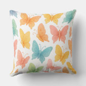 "Whimsical Butterflies" Kussen (Achterkant)