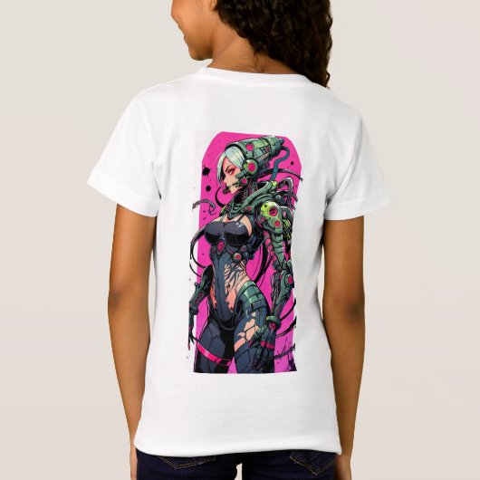 Whimsical Butterflies: Pastel Dromen op Zwart T-shirt (Achterkant)