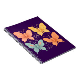 Whimsical Butterflies Spiral Photo Notebook Notitieboek