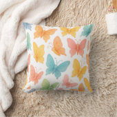 "Whimsical Butterflies" Throw Pillow Kussen (Deken)