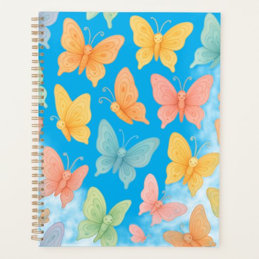 "Whimsical Butterflies" Tote Planner (Voorkant)