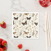 Whimsical Butterfly and Flower Pattern Servet (Insitu)
