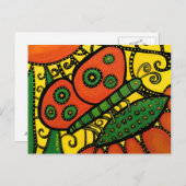 Whimsical Butterfly Briefkaart (Voorkant / Achterkant)